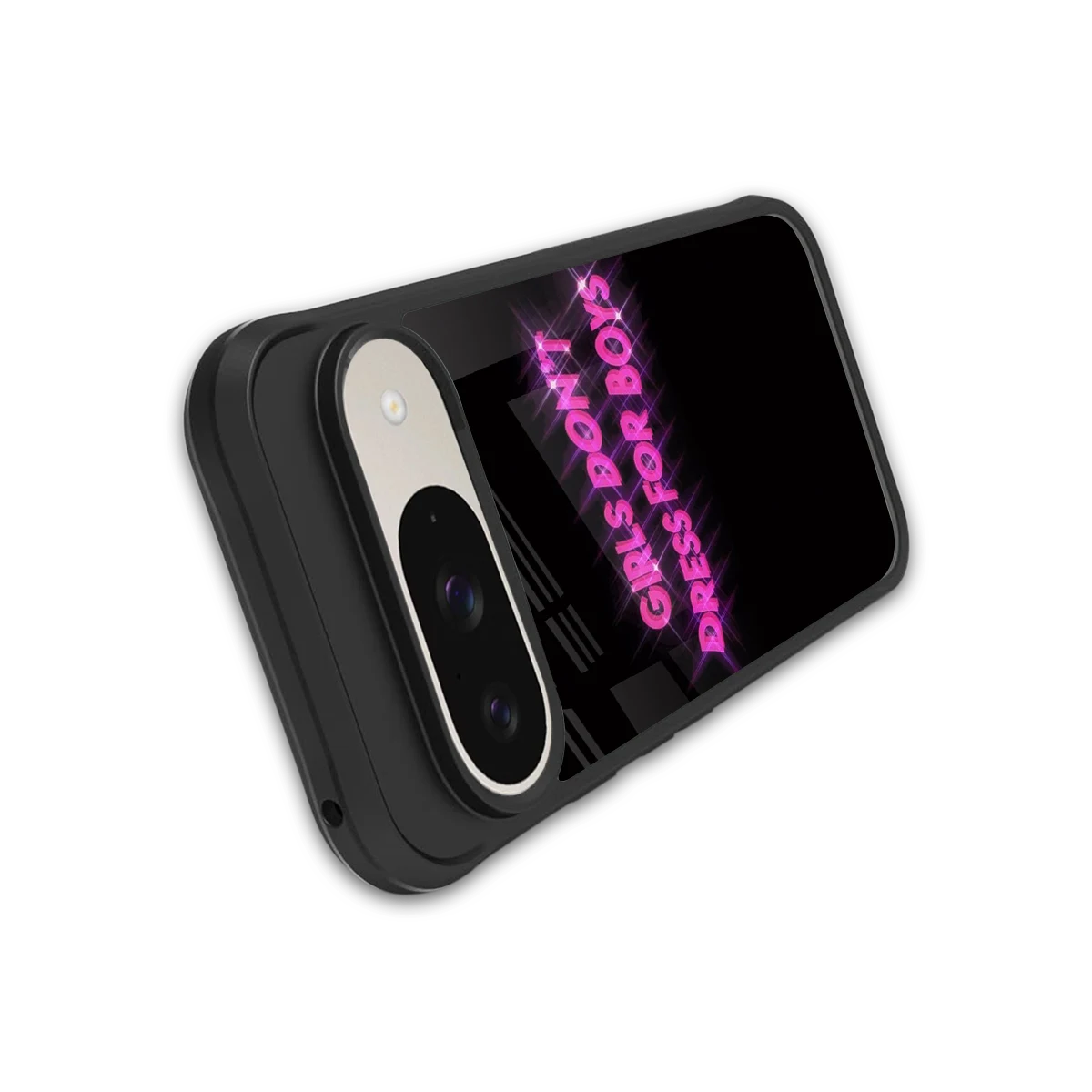 Girls Don't Dress For Boys stylish phone case for google pixel 9 | glossy glass and slim fit
