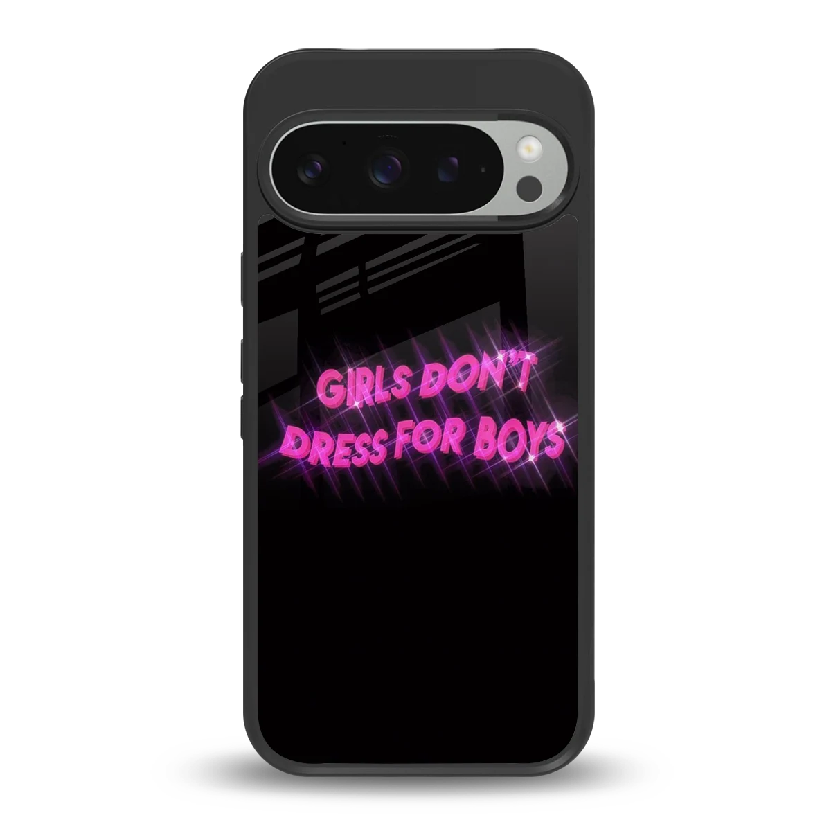 Girls Don't Dress For Boys back phone cover | glass case for google pixel 9 pro