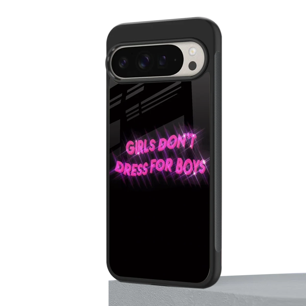 Girls Don't Dress For Boys google pixel 9 pro mobile cover | shockproof glass phone case