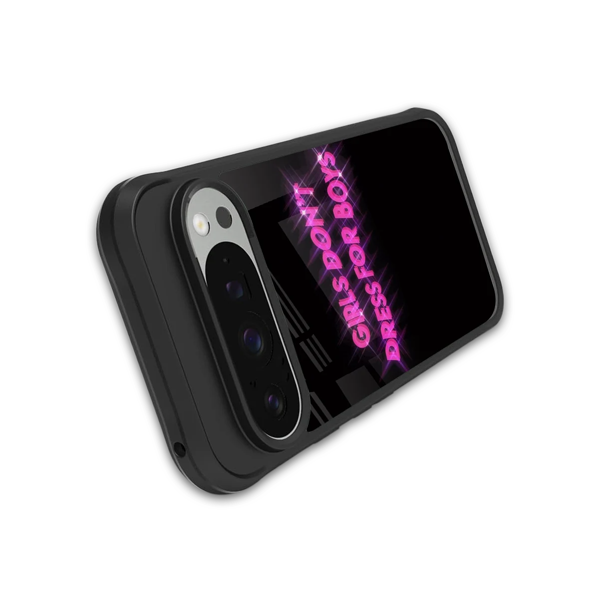 Girls Don't Dress For Boys stylish phone case for google pixel 9 pro | glossy glass and slim fit