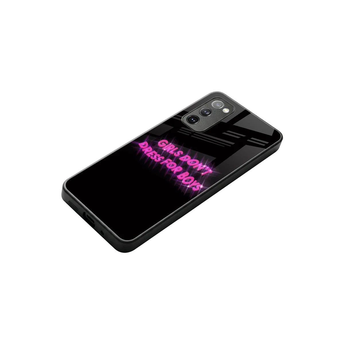 Girls Don't Dress For Boys stylish phone case for samsung galaxy s20 fe | glossy glass and slim fit