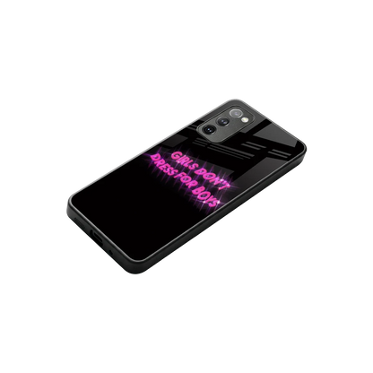Girls Don't Dress For Boys stylish phone case for samsung galaxy s20 fe | glossy glass and slim fit
