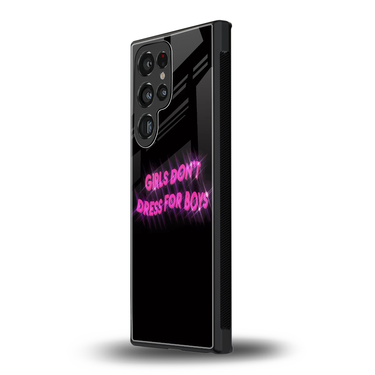 Girls Don't Dress For Boys samsung galaxy s23 ultra mobile cover | shockproof glass phone case