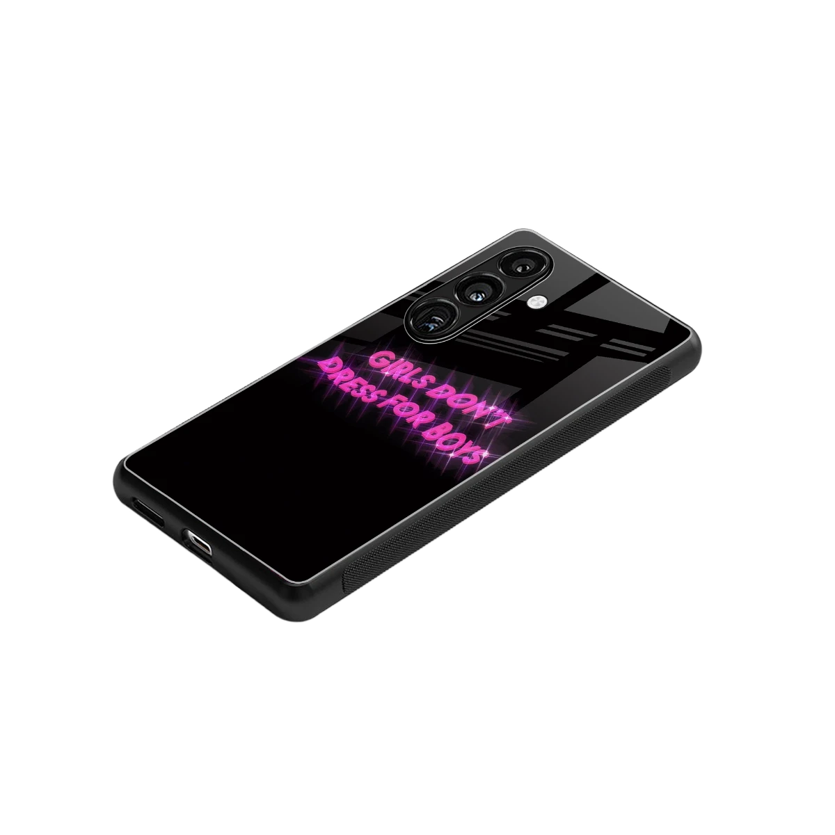 Girls Don't Dress For Boys stylish phone case for samsung galaxy s25 | glossy glass and slim fit