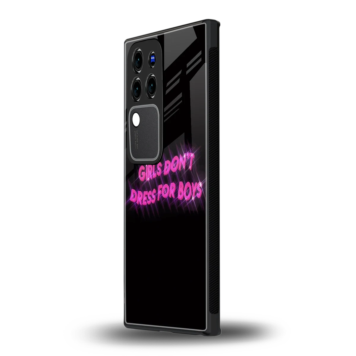 Girls Don't Dress For Boysvivo v30 pro mobile cover | shockproof glass phone case