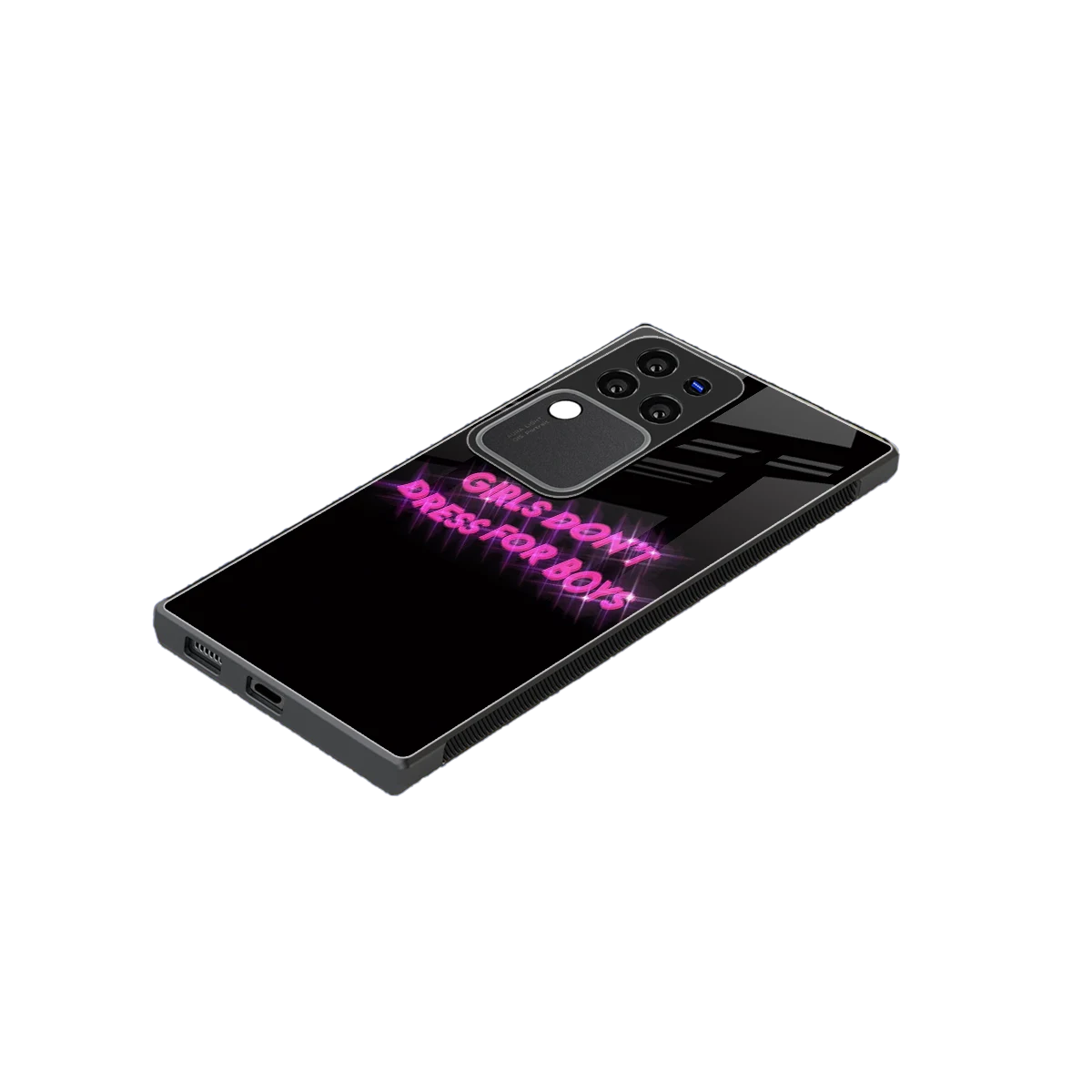 Girls Don't Dress For Boys stylish phone case forvivo v30 pro | glossy glass and slim fit