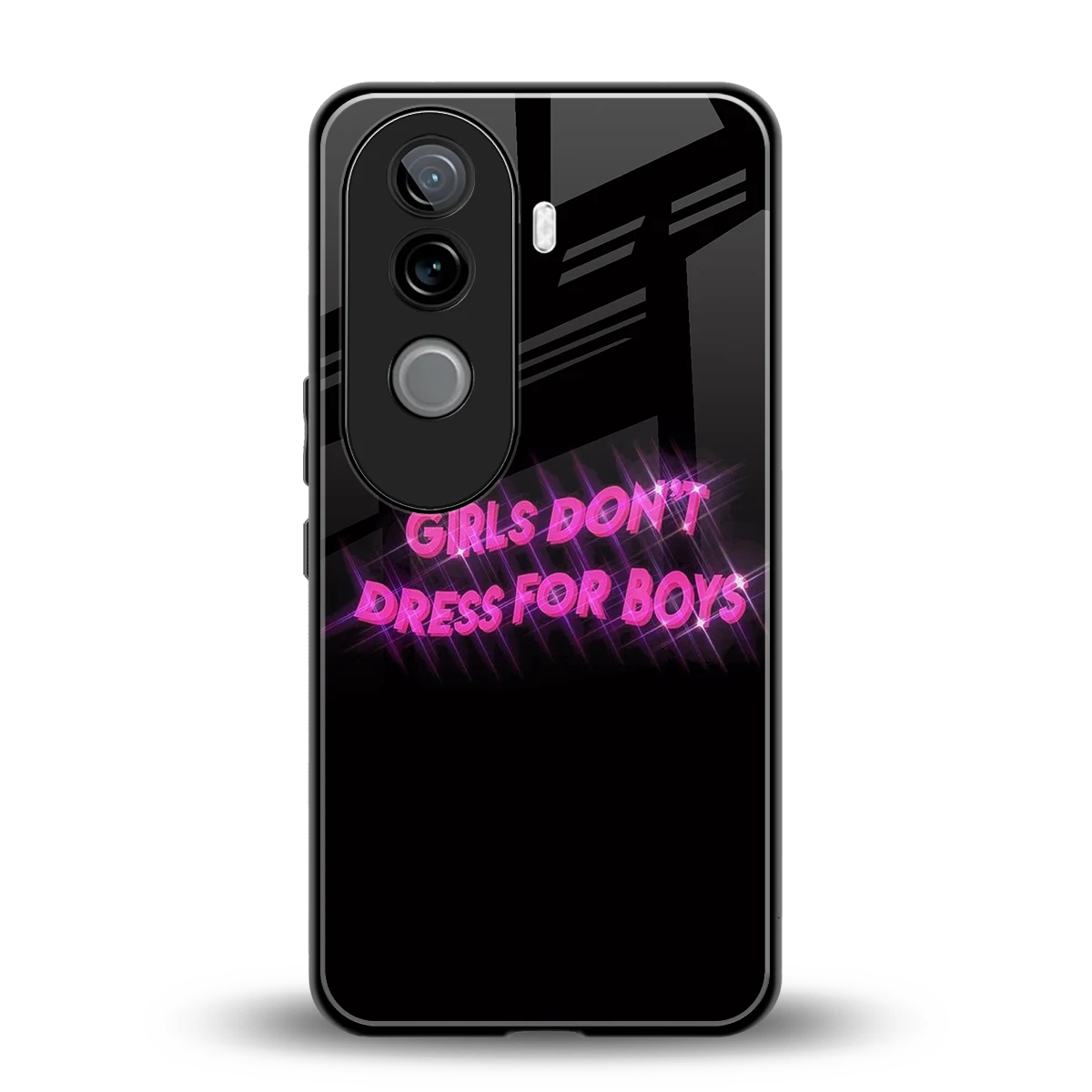 Girls Don't Dress For Boys back phone cover | glass case for vivo v40e