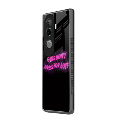 Girls Don't Dress For Boys vivo v40e mobile cover | shockproof glass phone case