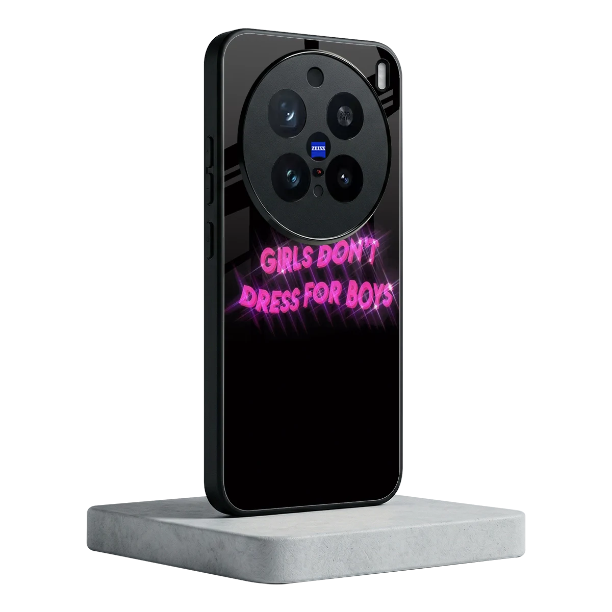 Girls Don't Dress For Boys vivo x200 pro mobile cover | shockproof glass phone case