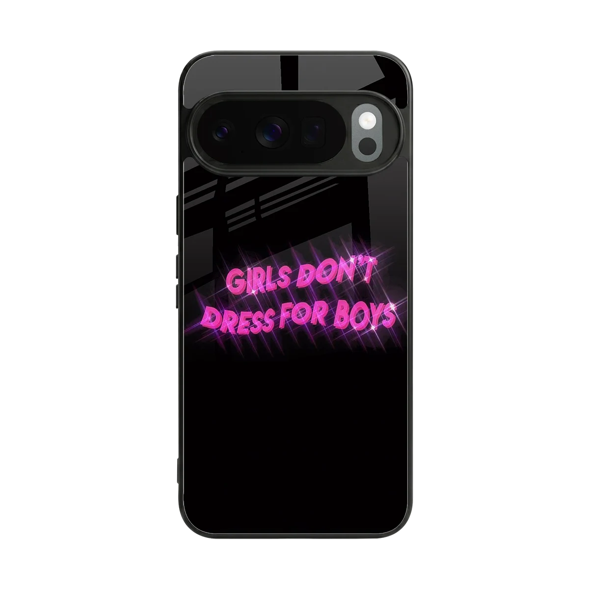 Girls Don't Dress For Boys back phone cover | glass case for google pixel 10 pro