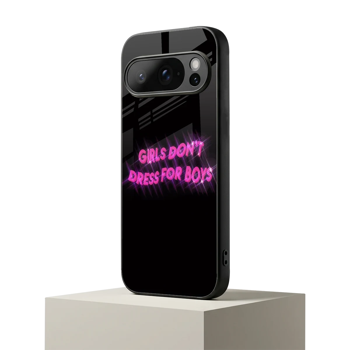 Girls Don't Dress For Boys google pixel 10 pro mobile cover | shockproof glass phone case