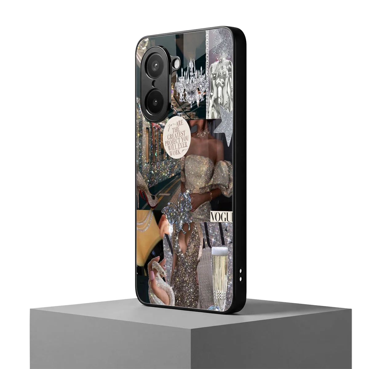 Glam Chic oneplus nord ce5 5g mobile cover | shockproof glass phone case