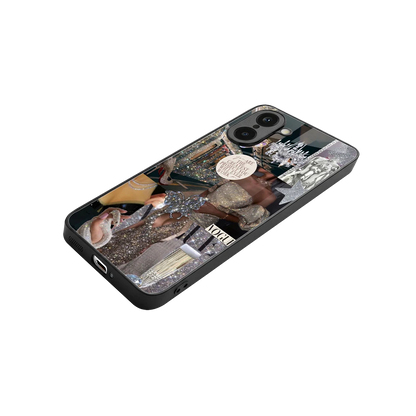 Glam Chic stylish phone case for oneplus nord ce5 5g | glossy glass and slim fit