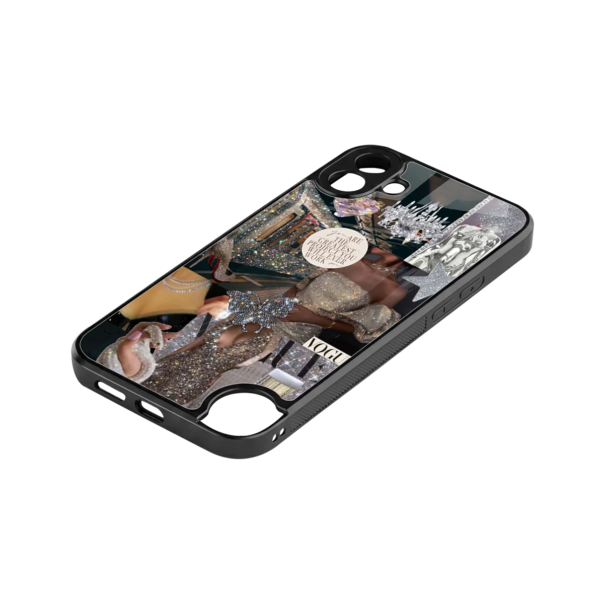 Glam Chic stylish phone case for cmf nothing phone 1 | glossy glass and slim fit