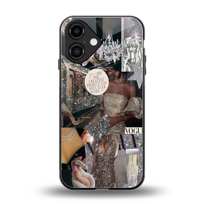 Glam Chic Phone Case for Iphone 16 | Glass Case