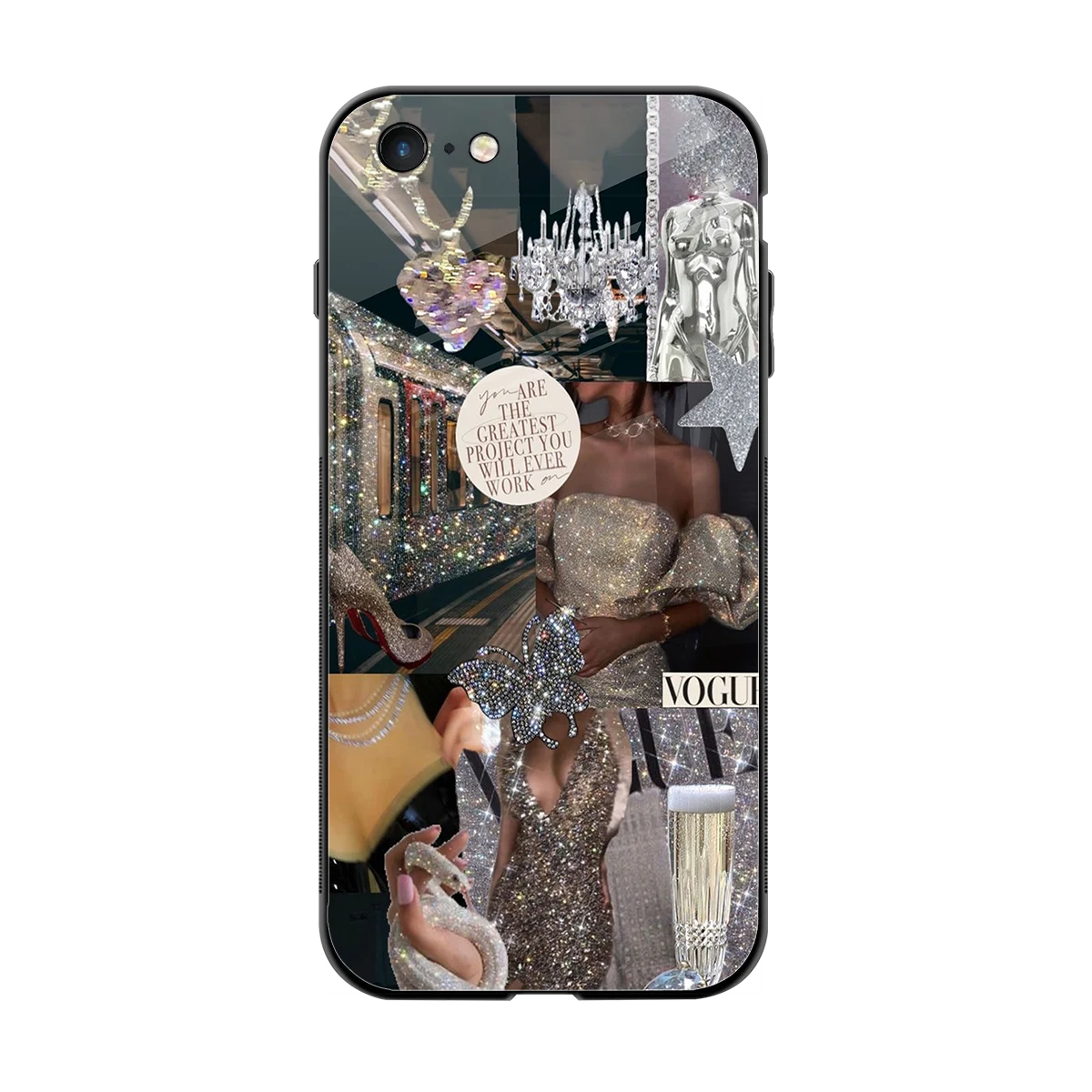 Glam Chic back phone cover | glass case for iphone 6