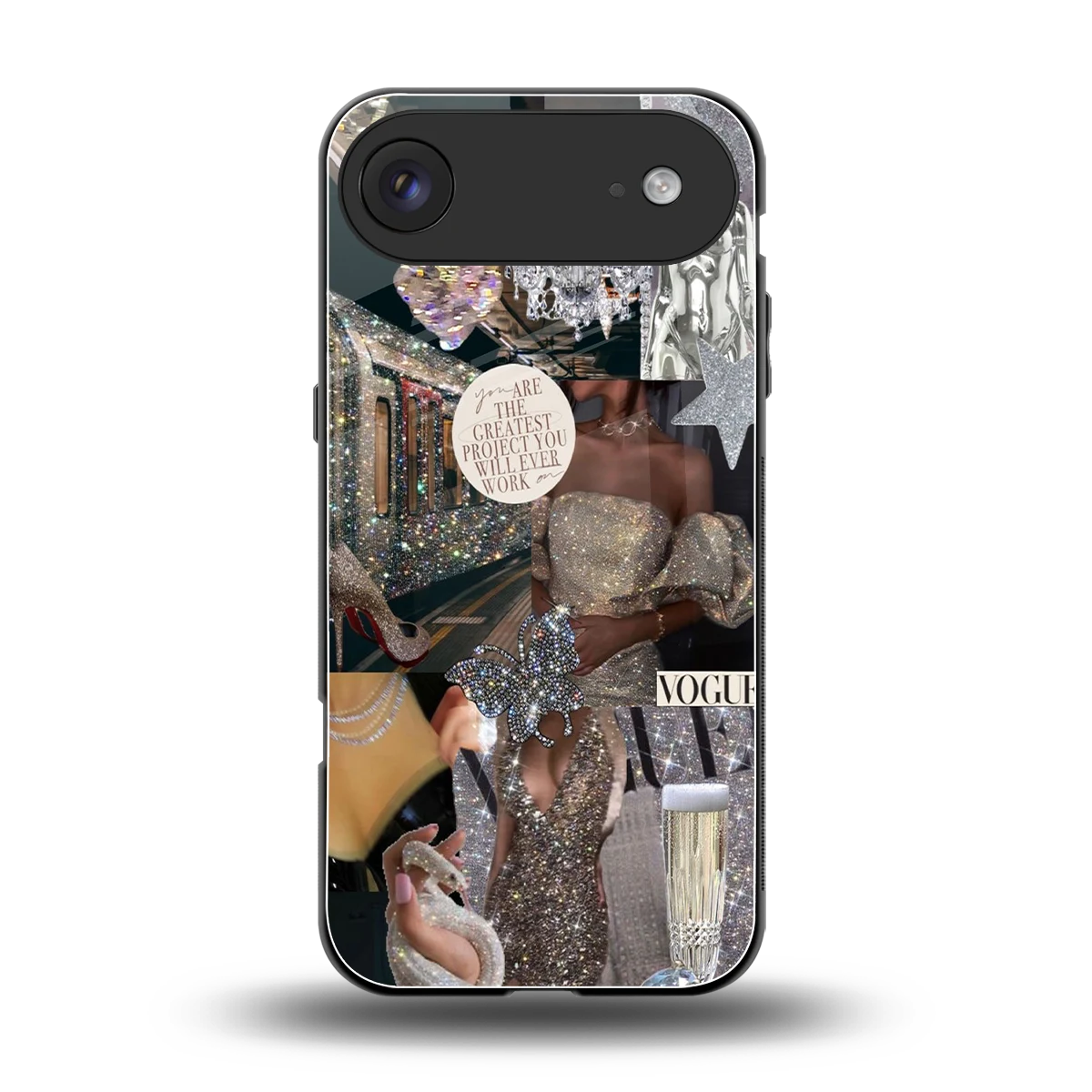 Glam Chic back phone cover | glass case for iphone air