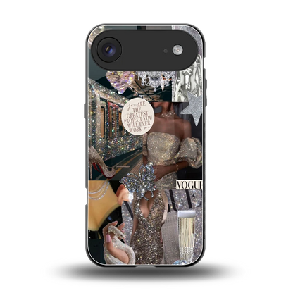 Glam Chic back phone cover | glass case for iphone air