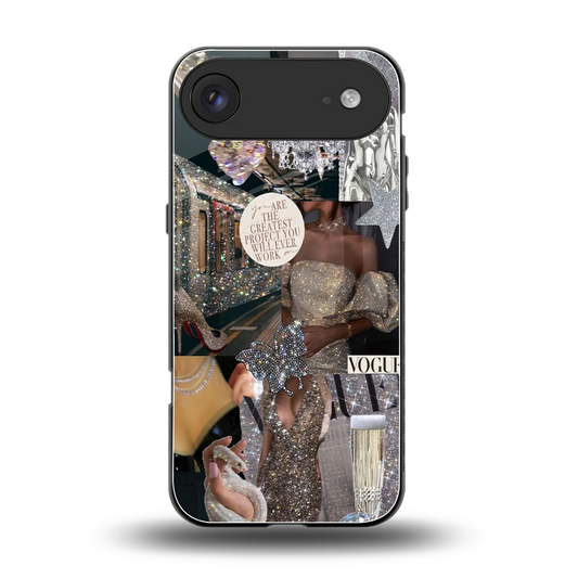 Glam Chic back phone cover | glass case for iphone air