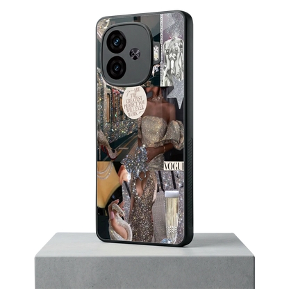 Glam Chic iqoo neo 10r 5g mobile cover | shockproof glass phone case