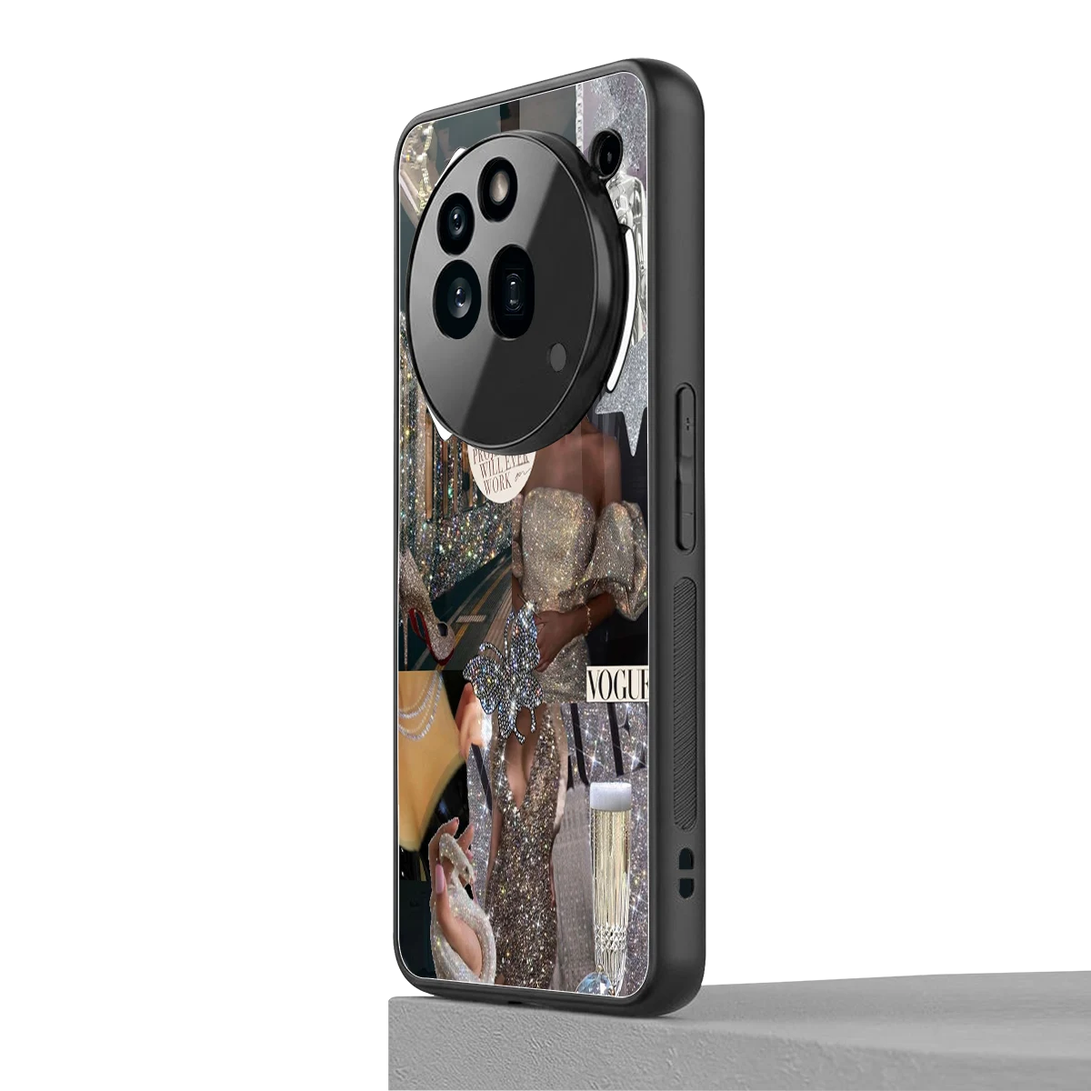 Glam Chic nothing phone 3a pro mobile cover | shockproof glass phone case