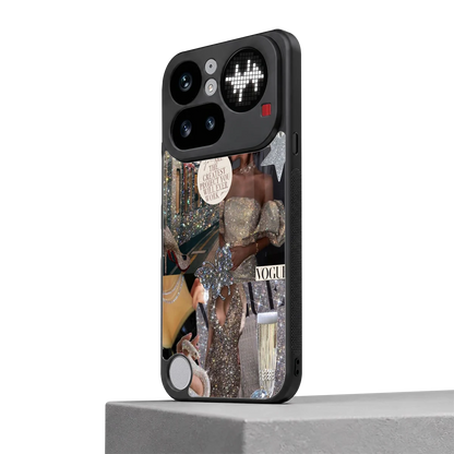 Glam Chic nothing phone 4a pro mobile cover | shockproof glass phone case