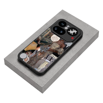 Glam Chic stylish phone case for nothing phone 4a pro | glossy glass and slim fit