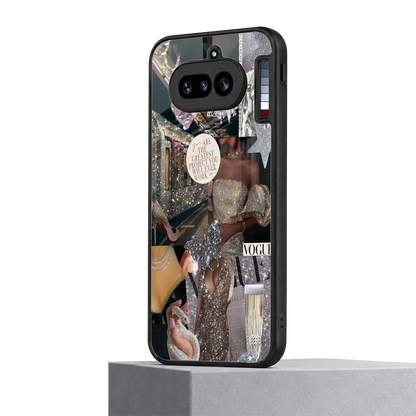 Glam Chic nothing phone 4a mobile cover | shockproof glass phone case