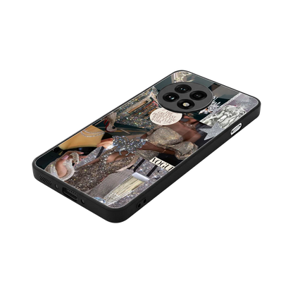 Glam Chic stylish phone case for oneplus 13r | glossy glass and slim fit