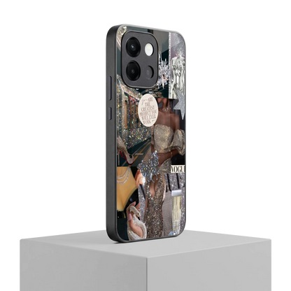 Glam Chic oneplus 13s mobile cover | shockproof glass phone case