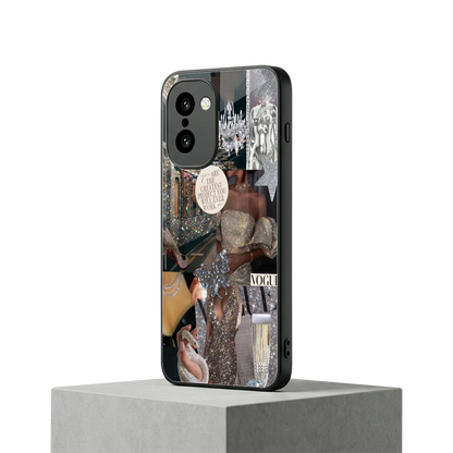 Glam Chic oneplus 15r mobile cover | shockproof glass phone case