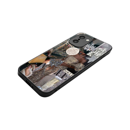 Glam Chic stylish phone case for oneplus 15r | glossy glass and slim fit