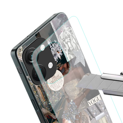 Glam Chic stylish phone case for oneplus nord 3 | glossy glass and slim fit