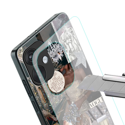 Glam Chic stylish phone case for oneplus nord ce 3 | glossy glass and slim fit