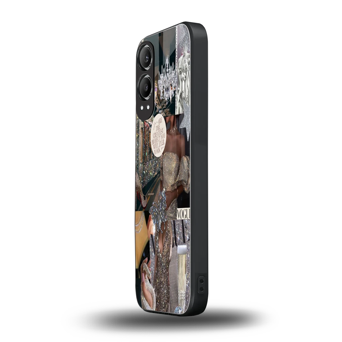 Glam Chic oneplus nord ce 4 lite mobile cover | shockproof glass phone case