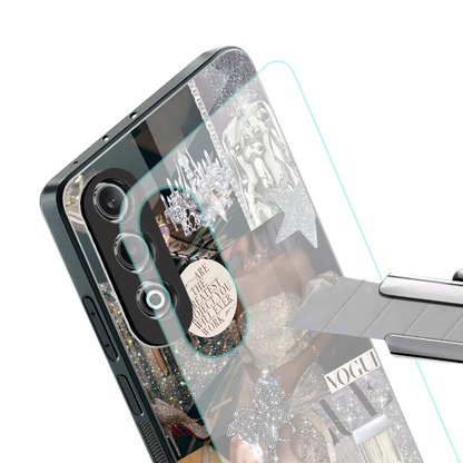 Glam Chic stylish phone case for oneplus nord ce 4 | glossy glass and slim fit