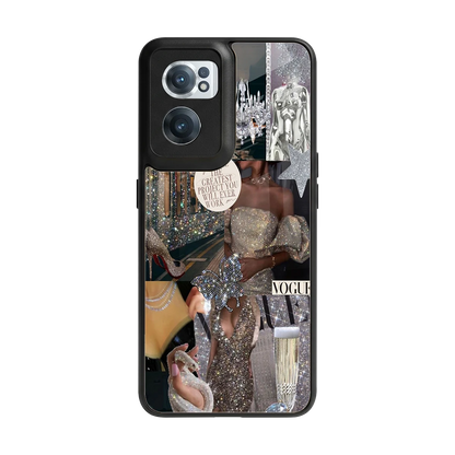 Glam Chic back phone cover | glass case for oneplus nord ce 2