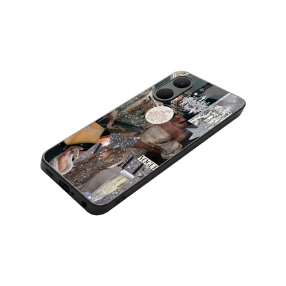 Glam Chic stylish phone case for oppo a5x 5g | glossy glass and slim fit
