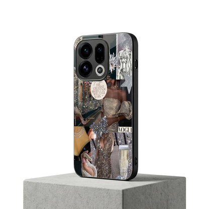 Glam Chic oppo find x9 mobile cover | shockproof glass phone case