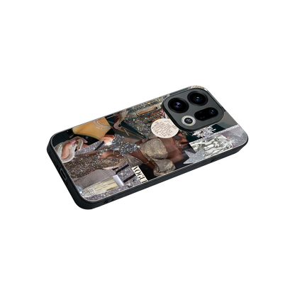Glam Chic stylish phone case for oppo find x9 | glossy glass and slim fit