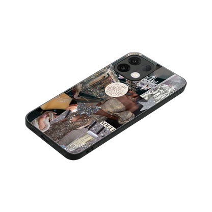 Glam Chic stylish phone case for oppo k13 5g | glossy glass and slim fit