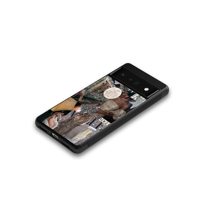 Glam Chic google pixel 6 pro mobile cover | shockproof glass phone case