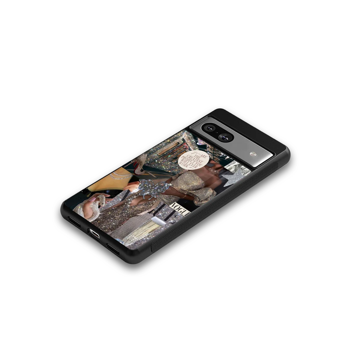 Glam Chic google pixel 7 mobile cover | shockproof glass phone case
