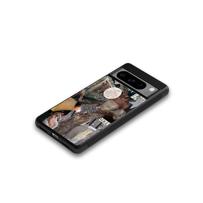 Glam Chic google pixel 8 pro mobile cover | shockproof glass phone case