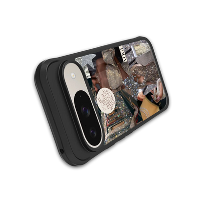 Glam Chic stylish phone case for google pixel 9 | glossy glass and slim fit