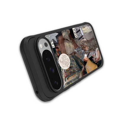 Glam Chic stylish phone case for google pixel 9 pro xl | glossy glass and slim fit