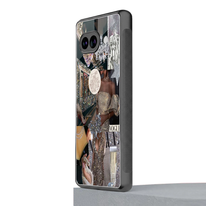Glam Chic google pixel 10a mobile cover | shockproof glass phone case
