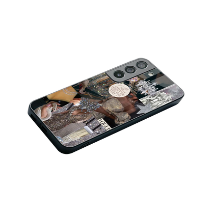 Glam Chic stylish phone case for samsung galaxy s22 | glossy glass and slim fit