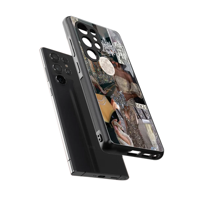 Glam Chic sleek samsung galaxy s26 ultra cover with tempered glass back and TPU edges