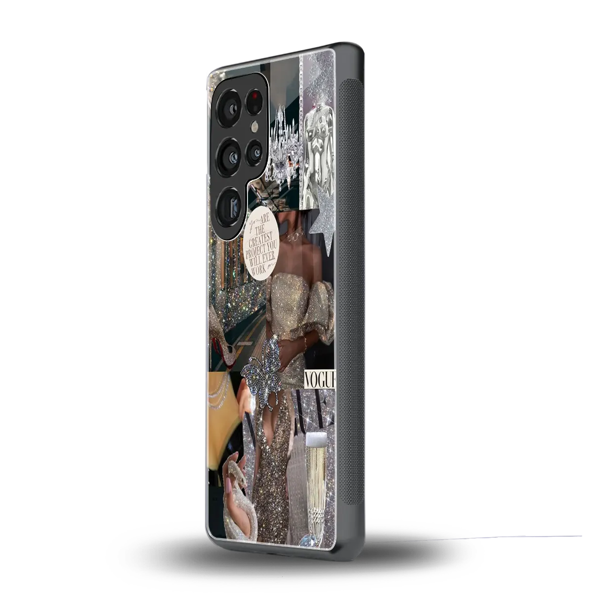Glam Chic samsung galaxy s26 ultra mobile cover | shockproof glass phone case
